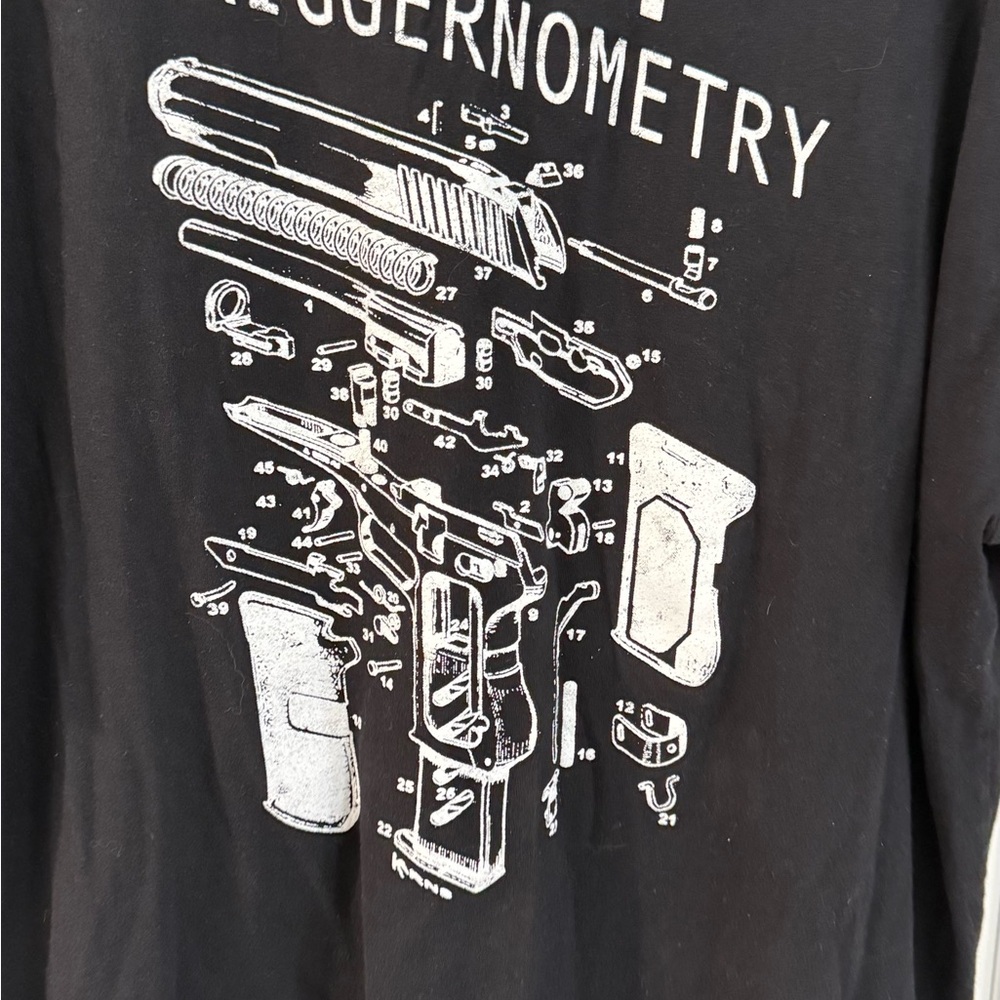 Shield republic - Black Graphic T-Shirt Triggernometry 2xl